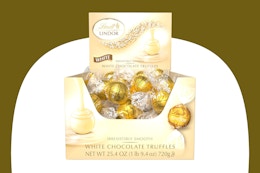 Lindt Lindor White Chocolate Truffles, $14.91 per Pack on Amazon (Reg. $24.85) card image