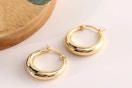 gold hoop earrings