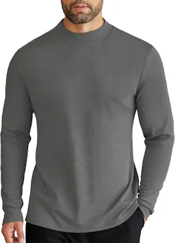 COOFANDY Men's Mock Turtleneck Shirt