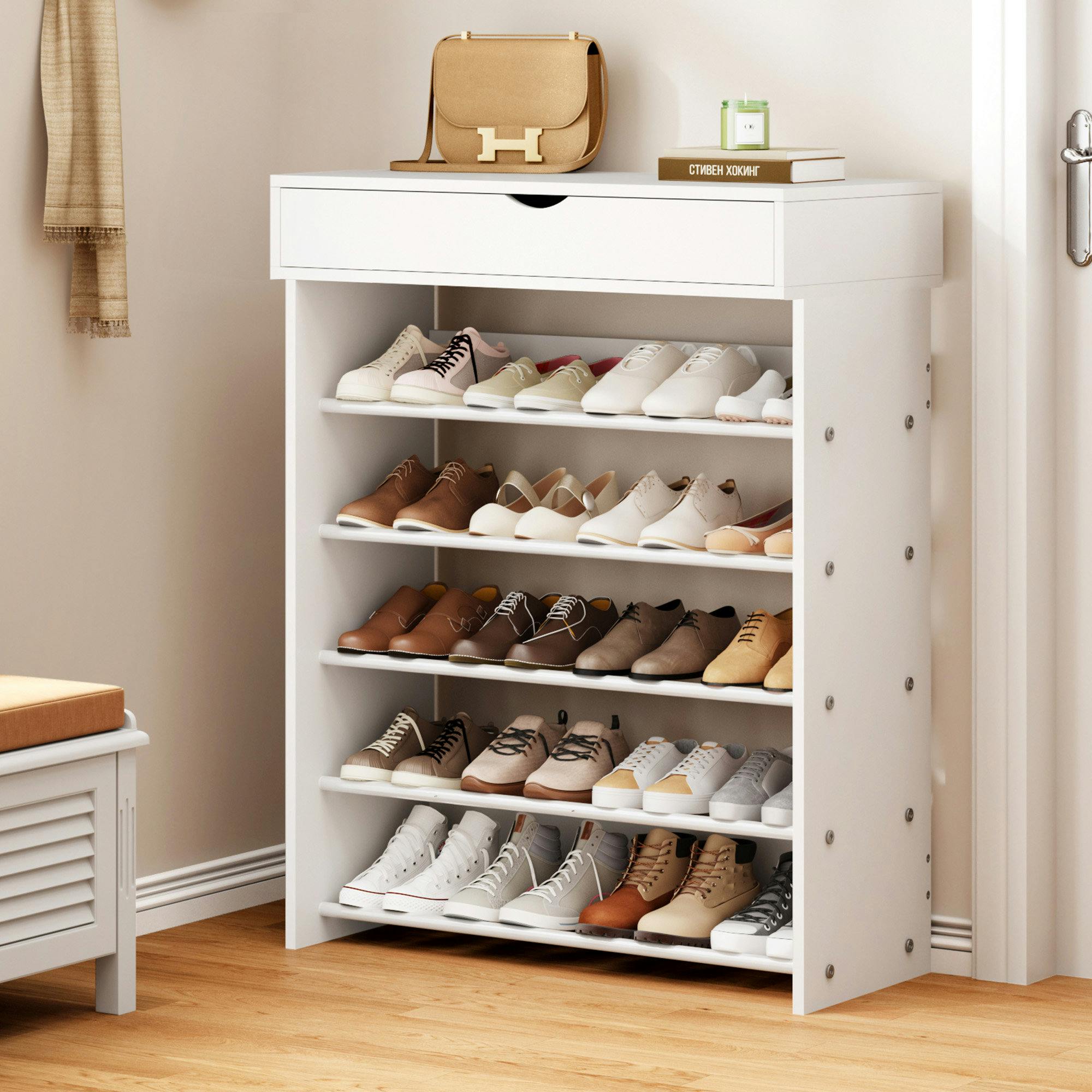 Latitude Run Shoe Storage Cabinet