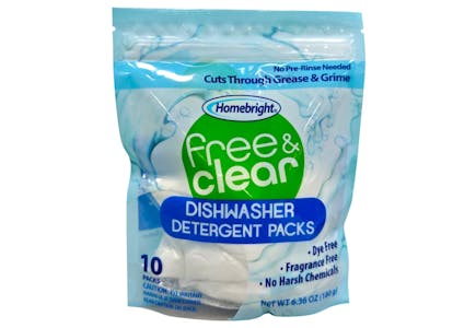 24 Homebright Dishwasher Packs
