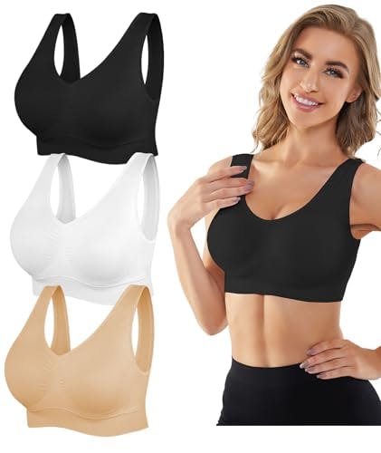 Sports Bras 3-Pack