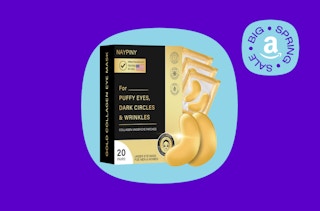 a pack of gold under eye patches