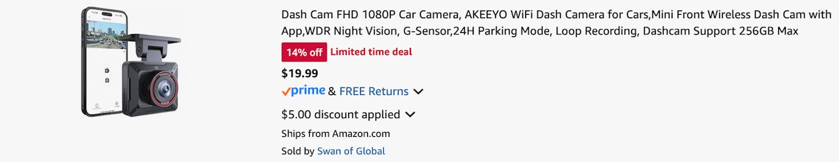 Amazon dash cam 2025 2