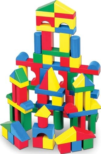 Melissa & Doug Wooden Building Blocks