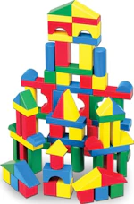 Melissa & Doug Wooden Building Blocks