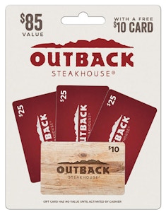 Outback Steakhouse Gift Card 3-Pack