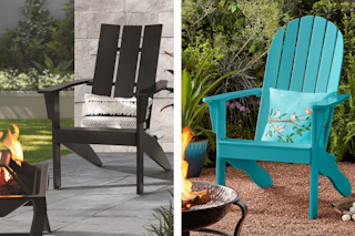 walmart mainstays adirondack chair collage