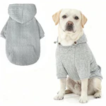 Textured Cable Knit Dog Hoodie