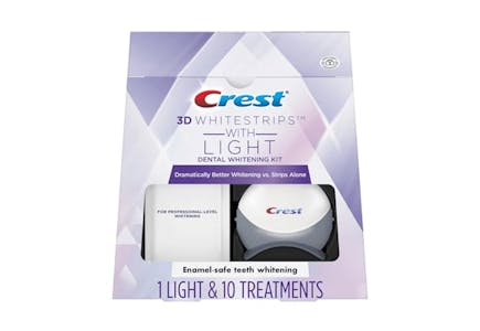 Crest 3D Whitestrips + LED Light Kit