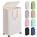 Slim Laundry Hamper with Lid