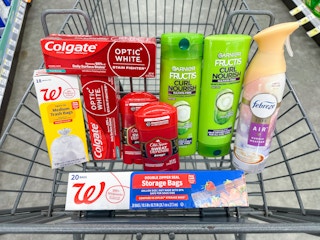 storage bags febreze trash bags colgate garnier old spice products in walgreens cart