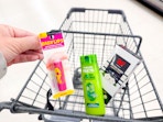maybelline, garnier, and walgreens products in shopping cart