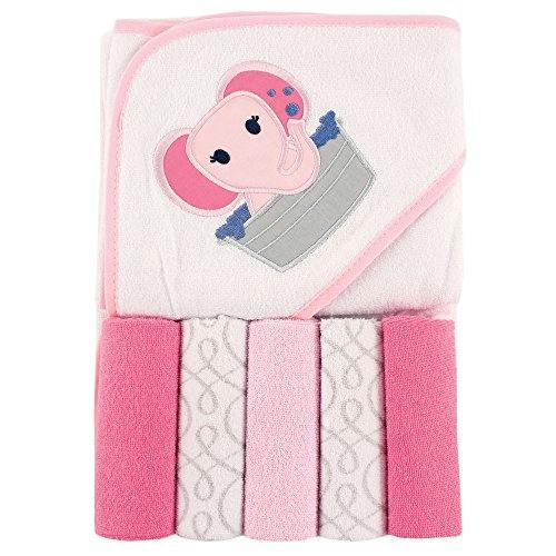 Baby Hooded Towel & Washcloth Set