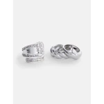 No Boundaries Etched Flower Rings 3-Pack