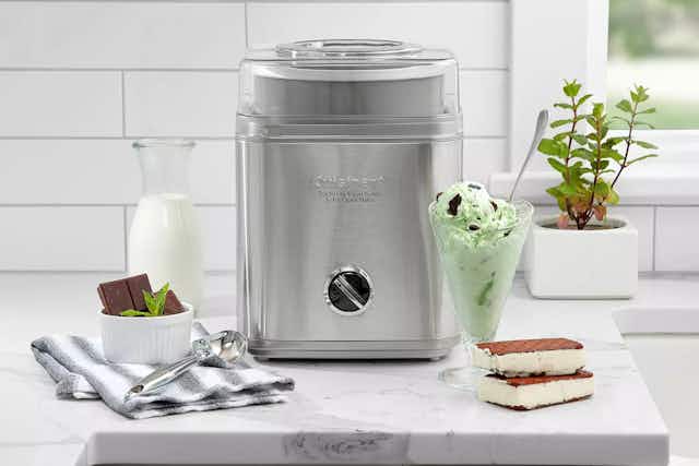 Bestselling Top Rated Cuisinart Ice Cream Maker, Only $75 After Kohl's Cash card image