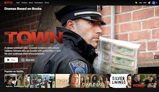 Using secret Netflix code to unlock hidden category on Netflix.com called "Dramas Based on Books