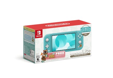 Nintendo Switch Lite Animal Crossing Bundle