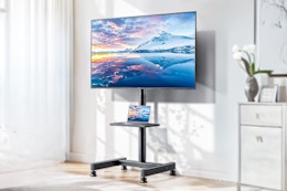 Get a Highly Rated TV Stand for Just $39.99 at Walmart (Reg. $130) card image