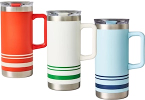 Magnolia Lidded Travel Mugs