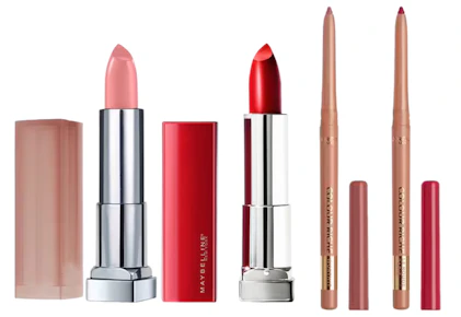 2 Maybelline + 2 L'Oreal Cosmetics