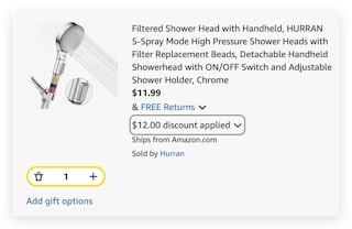 Filtered Shower Head