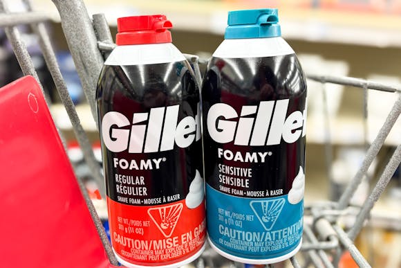 Gillette Foamy Shave Cream, Only $1.42 Each at CVS