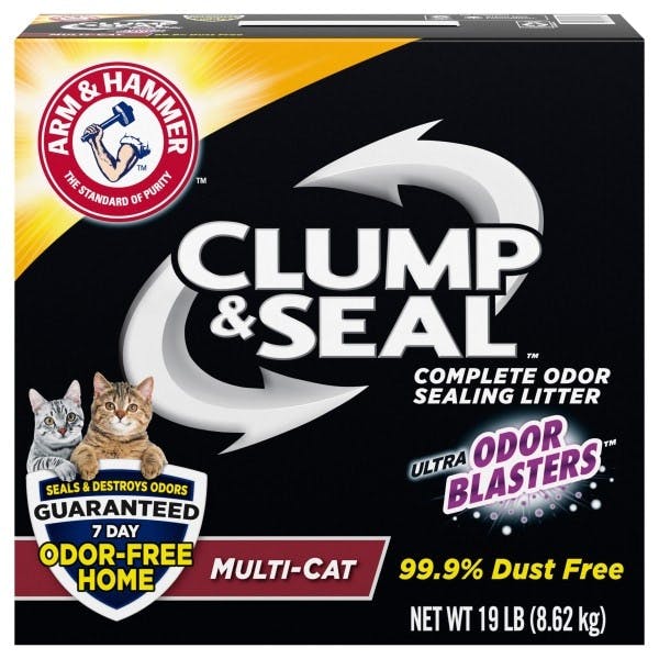 2 Arm & Hammer Clump & Seal Litters