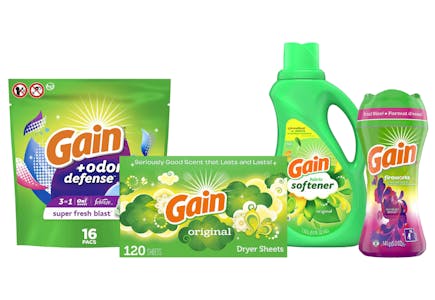 4 Gain Laundry Products
