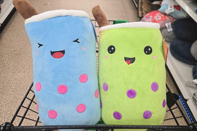 These 14-Inch Boba Plushes Are Only $5 at Dollar Tree card image