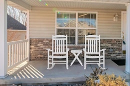 Hampton Bay Wooden Rocking Chair, Only $49 at The Home Depot card image
