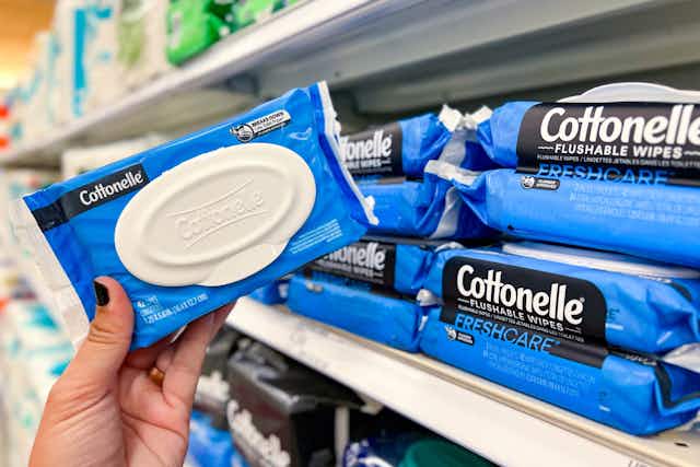 Cottonelle Flushable Wet Wipes Drop to Just $1.63 per Pack for Prime Day card image