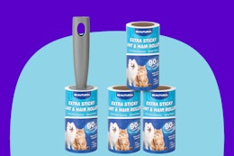 Lint Roller 4-Pack, $5 on Amazon card image
