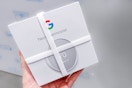 In-store photo of a Google Nest Learning Thermostat