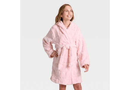 Cat & Jack Kids' Hearts Robe