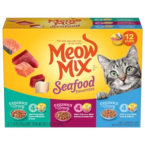 Meow Mix Seafood Variety 12-Pack