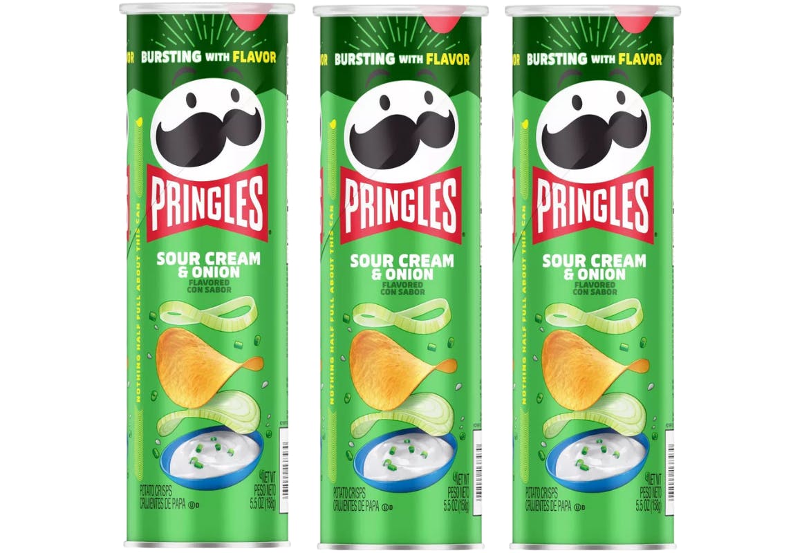 3 Pringles Chips Packs