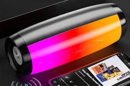 Portable Waterproof Bluetooth Speaker, Only $19.98 on Amazon card image