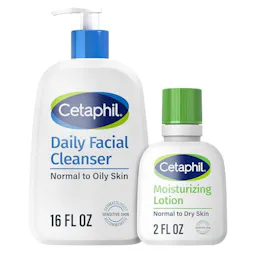 Cetaphil Daily Facial Cleanser + Lotion