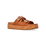 Women's Faux Leather Slide Sandals