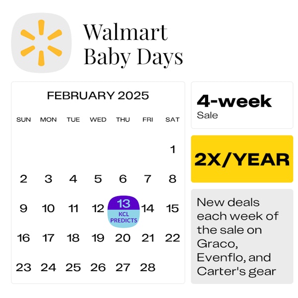 Walmart Baby Days 2025 Best Deals to Shop in February The Krazy Coupon Lady