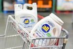 all liquid detergent and pods in a cart