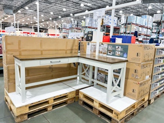 costco bayside furnishings corner desk
