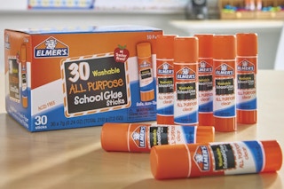 Elmer's All Purpose School Glue Sticks 30-Pack in school room