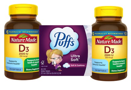 2 Nature Made + 1 Puffs