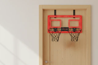 MinnARK dual basketball hoop