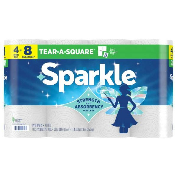 2 Sparkle Paper Towels 4-Packs