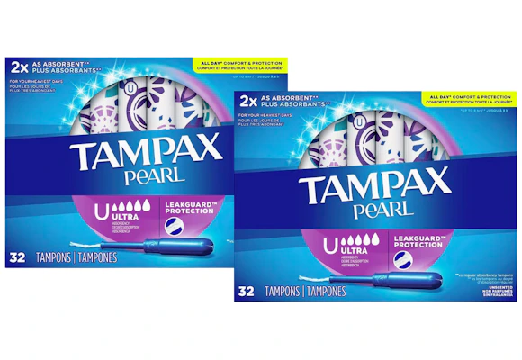 2 Boxes Tampax Tampons
