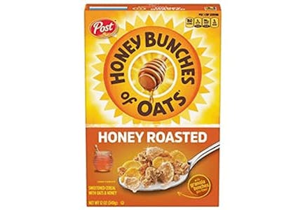 2 Honey Bunches of Oats Cereals