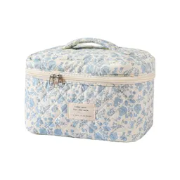 Travel Quilted Makeup Bag